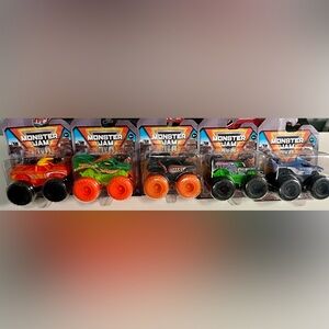 Monster Jam Trucks Bundle 1:72 Spin Master NEW